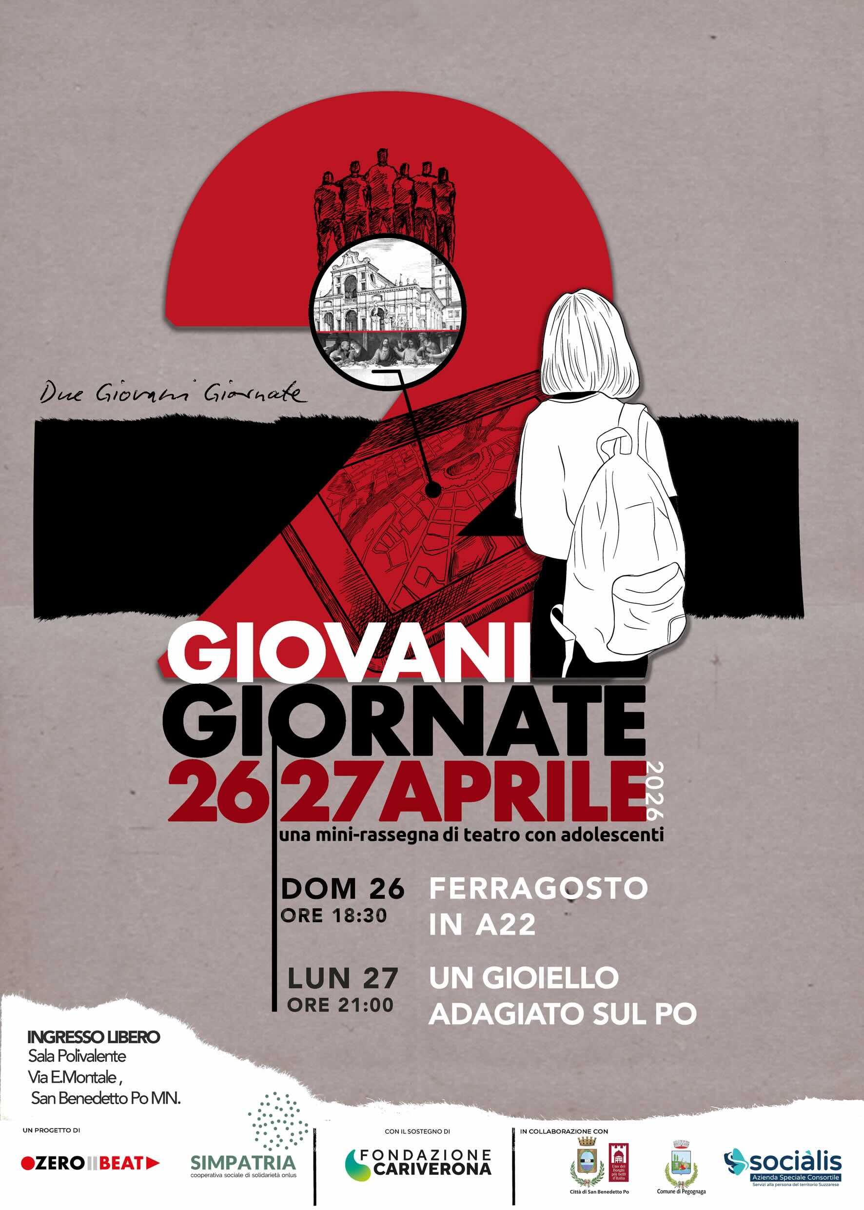 Due giovani giornate. Adolescenti sul palco a San Benedetto Po